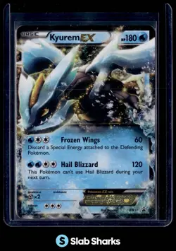 2013 POKEMON BLACK & WHITE LEGENDARY TREASURES #44/113 KYUREM HOLO - Image 1