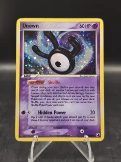 Pokemon TCG Unown W/28 Unseen Forces Holo Rare Secret LP - Image 1
