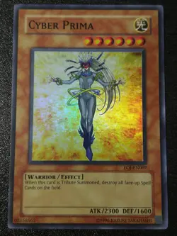 YUGIOH! CYBER PRIMA EOJ-EN007 UNLIMITED SUPER RARE NM - Image 1
