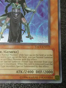 Yu-Gi-Oh! TCG Doom Shaman Tactical Evolution TAEV-EN025 1st Ed Super Rare NM - Image 4
