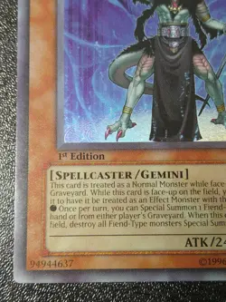 Yu-Gi-Oh! TCG Doom Shaman Tactical Evolution TAEV-EN025 1st Ed Super Rare NM - Image 5