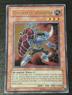 YUGIOH GAUNTLET WARRIOR DP09-EN013 ULTRA Unl. Near Mint - Image 1