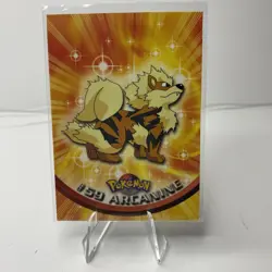 Arcanine #59 Pokemon Card Topps Series 1 1999 TV Animation Ed NM Green Logo - Image 1