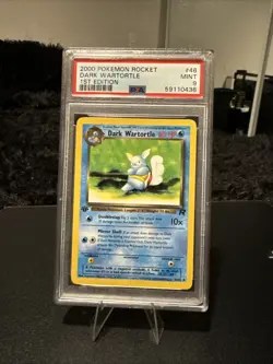 Pokemon 1st Edition #46-82 Dark Wartortle PSA 9 Card MINT! - Image 1