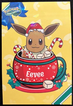 Eevee Ice Holo Pokemon 2024 Card Database Merry Christmas - Image 1