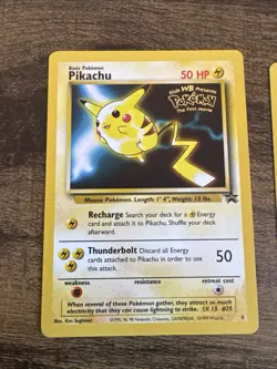 KIDS WB Presents POKEMON The First Movie 4 Great BLACK STAR PROMO SET cards 1999 - Image 3