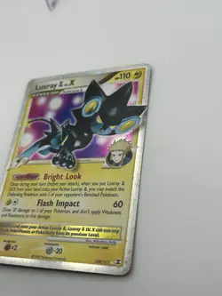 Luxray GL LV.X 109/111 Platinum Rising Rivals Pokemon Card Holo Rare Swirl MP - Image 2