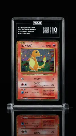 Pokemon 2023 Charmander 001/032 Holo Card Game Classic Japanese GEM MINT PSA 10 - Image 1