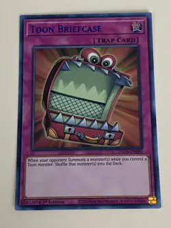 Yugioh - Toon Briefcase x 3 - 1st Edition Ultra Rare Blue NM - Free Holo Card A - Image 4