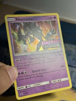 Necrozma Prerelease SM204 Sun And Moon Unified Minds Stamped Promo Pokemon Card - Image 4