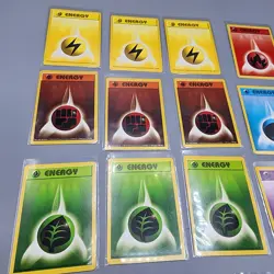 Vintage Pokemon Card Lot WOTC Shadowless Energy Card Lot of 19 / NM/LP - Image 2