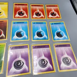 Vintage Pokemon Card Lot WOTC Shadowless Energy Card Lot of 19 / NM/LP - Image 3