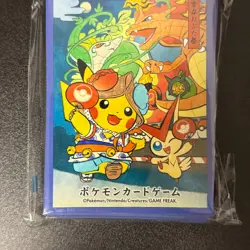Pikachu Nebuta Festival 64 Sleeve Pokemon 2025 Exclusive Sealed Blue Japan MINT - Image 4