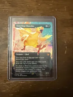 Traveling Chocobo (Borderless) Final Fantasy Regular - Image 1