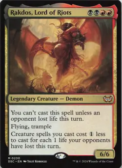 Rakdos, Lord of Riots Commander: Duskmourn: House of Horror 353 LP-NM - Image 1