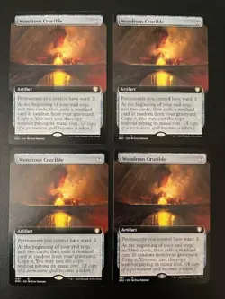 MTG- Wondrous Crucible x4 - Brother's War: Commander - Extended Art - Image 1