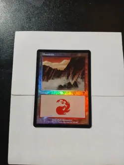 Magic The Gathering Mountain (Foil) From 7th Edition Near Mint Condition ●21 - Image 3