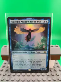 Malcolm, Alluring Scoundrel Promo Pack: the Lost Caverns of Ixalan Foil MTG - Image 1