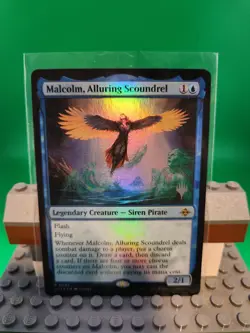 Malcolm, Alluring Scoundrel Promo Pack: the Lost Caverns of Ixalan Foil MTG - Image 3