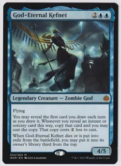 MTG 1X God-Eternal Kefnet X1 War of the Spark Magic - NM - Image 1