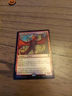 Wrathful Red Dragon Commander Legends: Battle for Baldur's Gate Foil - Image 1
