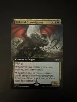 Colossal Grave-Reaver (Extended Art) Commander: Tarkir: Dragonstorm Regular - Image 1