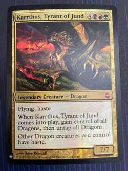 MTG Magic Karrthus, Tyrant of Jund The List Reprints Foil Mythic NM - Image 1