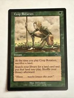 Crop Rotation X1 Urza’s Legacy NM Condition See Front/back Pics - Image 1