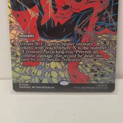 1x Arachnogenesis, Foil Borderless Art Spider-Man Eternal, Magic MTG NM - Image 4