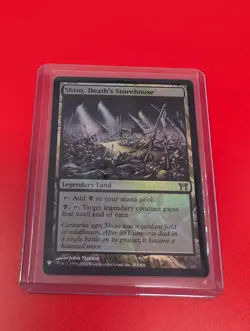 LP+ Foil Shizo, Death’s Storehouse - The List Reprint MTG Legendary Land EDH - Image 1