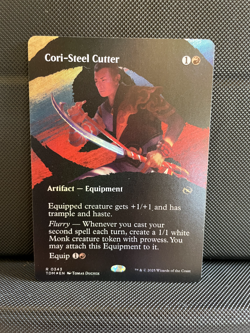 Cori-Steel Cutter (Borderless) MTG Magic - Tarkir: Dragonstorm 343 NM FOIL - Image 1
