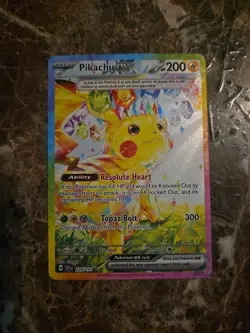 Pokemon 2024 Surging Sparks Pikachu EX Sir 238/191 Mint Condition Ready to Ship! - Image 1