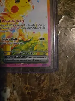 Pokemon 2024 Surging Sparks Pikachu EX Sir 238/191 Mint Condition Ready to Ship! - Image 4