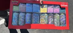 Pokemon TCG Prismatic Evolutions Costco 8 Mini-Tin Bundle with Promo Cards - Image 1