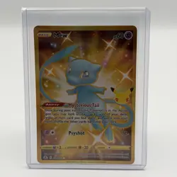 Pokemon TCG Mew 025/025 Gold Celebrations 25th Anniversary Card - Image 1
