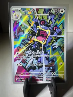 Pokemon TCG-Loudred 212/182-Sv04: Paradox Rift Holo Illustration Rare - Image 1
