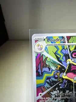 Pokemon TCG-Loudred 212/182-Sv04: Paradox Rift Holo Illustration Rare - Image 2