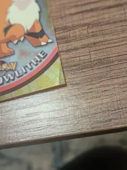 Pokemon Topps - TV Animation Edition - Growlithe #58 - FOIL - MP - Image 3