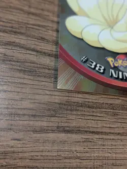 Pokemon Topps Chrome #38 Ninetales Holo Lightly Played - Image 3