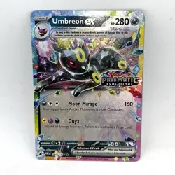 Umbreon Ex Stamped Pokemon Prismatic Evolutions Promo Surprise Box 60/131 - Image 1
