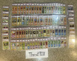 96 PSA Pokemon Lot of Graded First Edition and Modern Slabs - Image 1