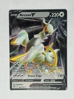 Arceus V 122/172 Brilliant Stars Metal Promo Pokemon TCG NM - Image 1