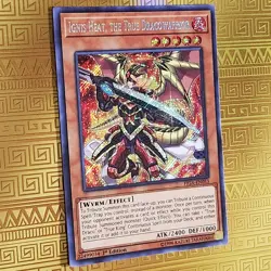 Ignis Heat, the True Dracowarrior FIGA-EN053 1st Ed Secret Rare NM Yu-Gi-Oh - Image 1