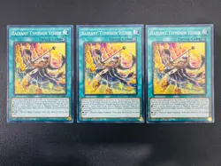 3x YuGiOh! - Radiant Typhoon Vision DOOD-EN063 Common 1st Edition Near Mint - Image 1