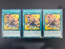 3x YuGiOh! - Radiant Typhoon Vision DOOD-EN063 Common 1st Edition Near Mint - Image 2