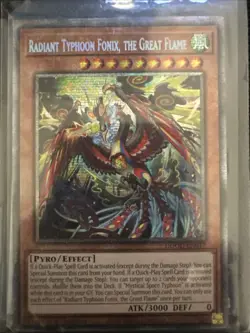Yugioh! Radiant Typhoon Fonix, the Great Flame - DOOD-EN017 - Starlight Rare - 1 - Image 1