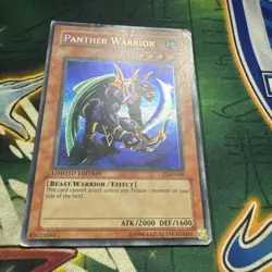 Yugioh! Panther Warrior CT2-EN006 Secret Rare Limited Edition HP - Image 2