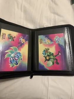 Mint Pokemon jumbo Cards And Sticker Collection With Binder Included English - Image 3