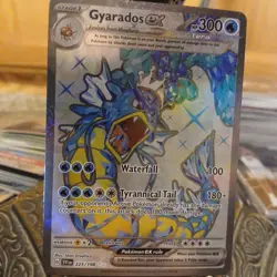 Pokemon Card Leviator EX Full Art 225/198 Secret Rare FR Near Mint - Image 3