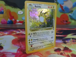 Raichu 16/130 Base Set 2 Holo Rare Pokemon Card 2000 WOTC LP Lightly Played - Image 2